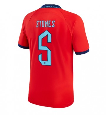 England John Stones #5 Udebanetrøje VM 2022 Kort ærmer